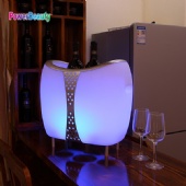 Amazon Top Sell Illuminated Colors Changing Led Wine Beer Champagne Ice Bucket Speaker Light