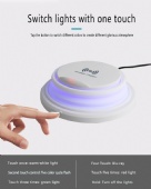 Wireless charger LED Atmosphere light Folding wireless charger small night light Bedroom light outdoor camping light