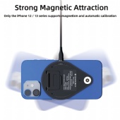 Magnet Wireless Charger 3 in 1 for Apple 12/13iWatch 23W Quick charging station stand